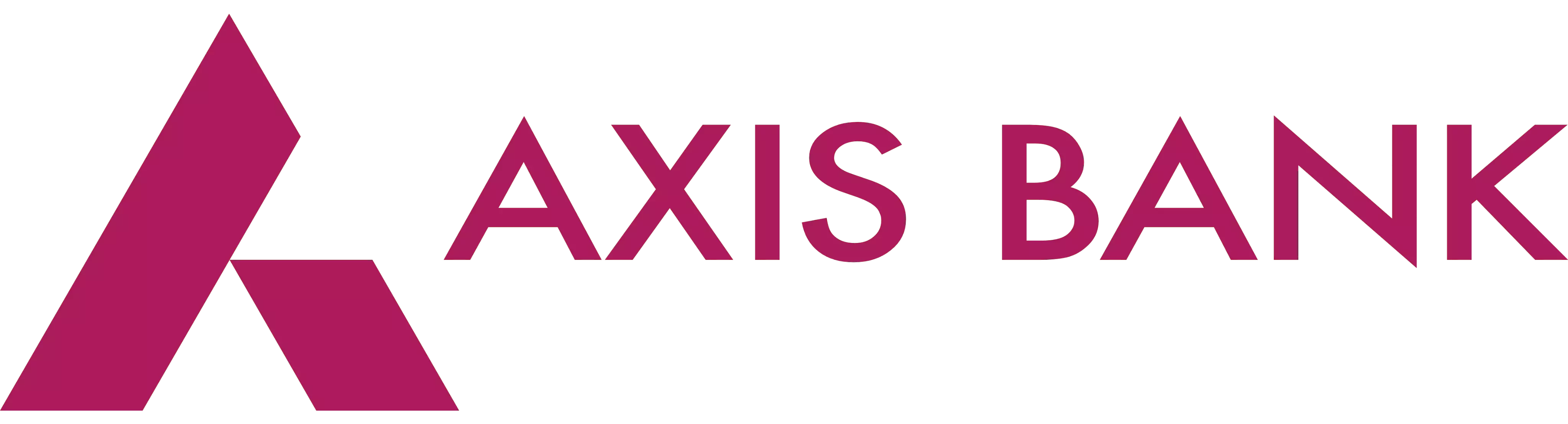 Axis bank logo for animation card